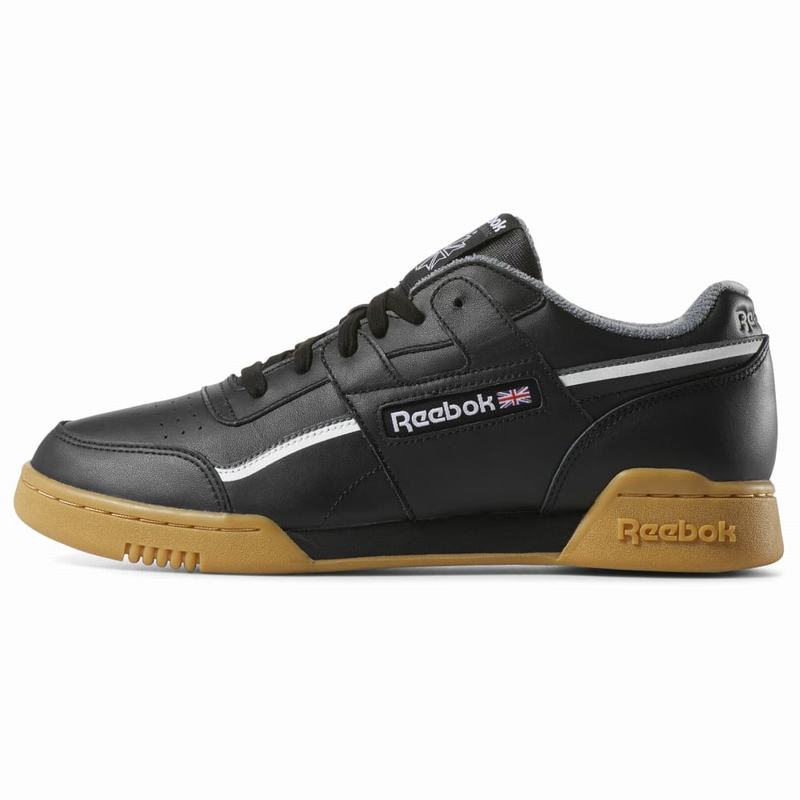 Reebok Workout Plus Tenisky Panske - Čierne/Biele QP5844VN